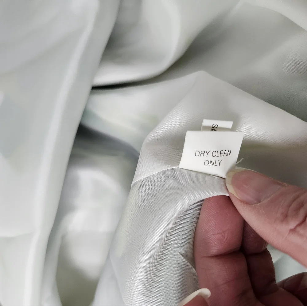 Kay Unger Green and White Strapless Dress - Picture 8 of 15